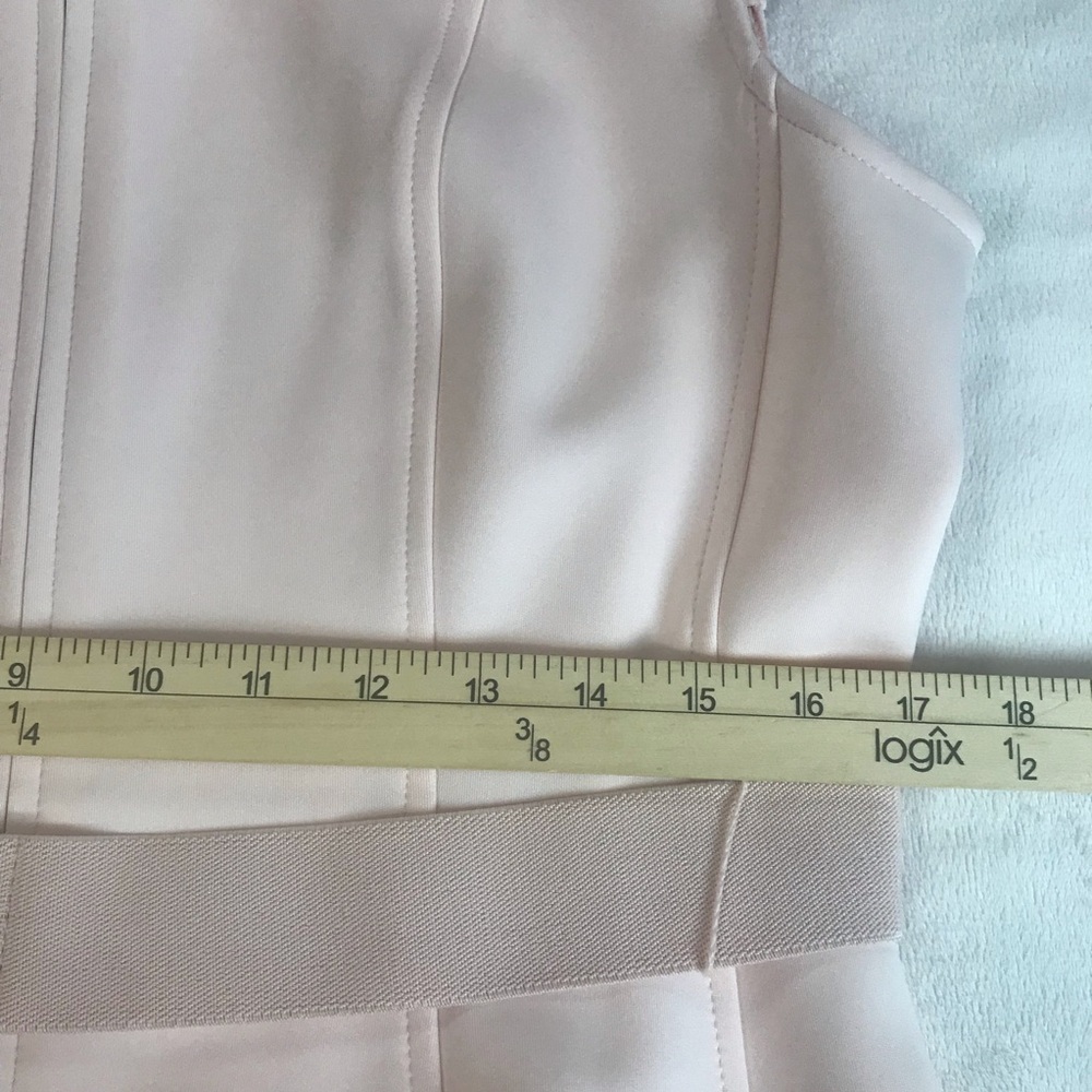 Tommy Hilfiger Sleeveless Sheath Dress Women’s Size 14 Color Peach Front Zip. - Picture 9 of 16